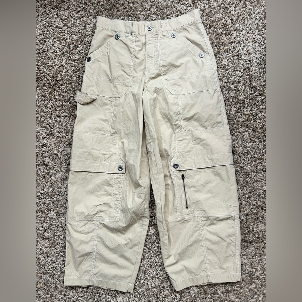 BDG Cream Wide Leg Pants